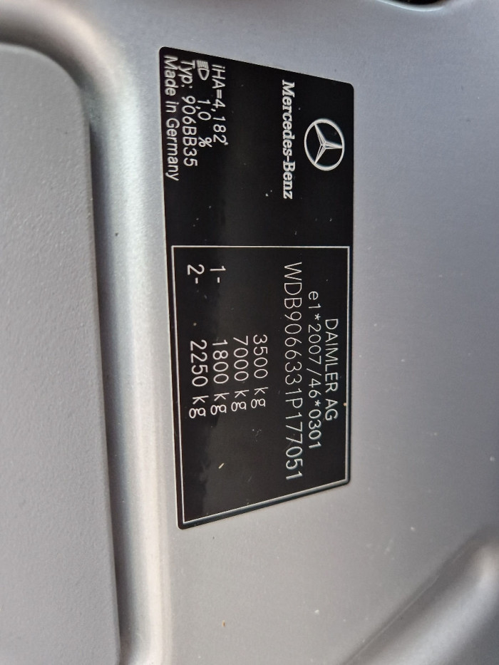 Mercedes Sprinter 319, 2015 an photo 14