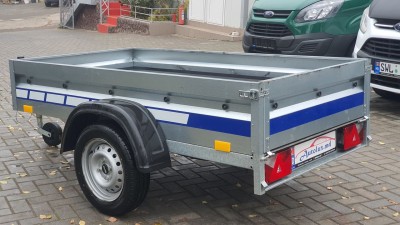 Универсальный прицеп для перевозки различных грузов до 750 кг. photo