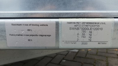 Remorci auto fără sistem de frânare până la 750kg photo 8